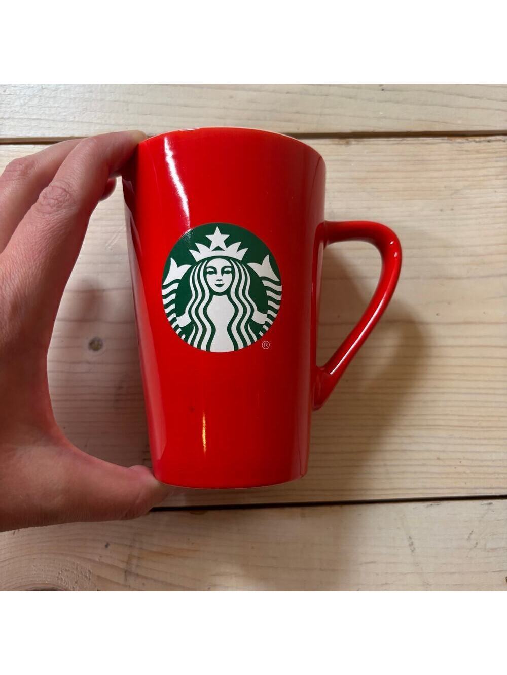 Starbucks NWOT 2021 Tall Red Siren Mermaid 12oz Coffee Mug